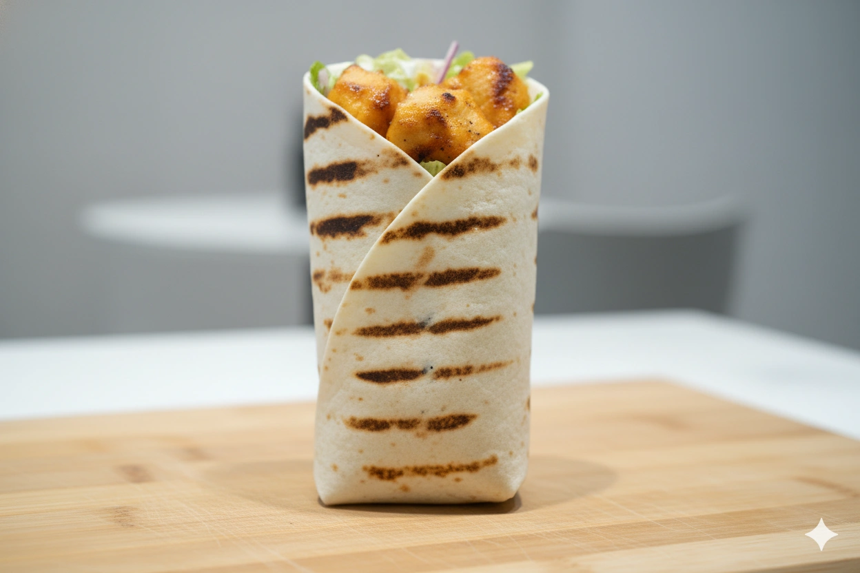 piri chicken wrap